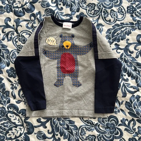 Hanna Anderson boys long sleeve top GUC - Picture 1 of 7